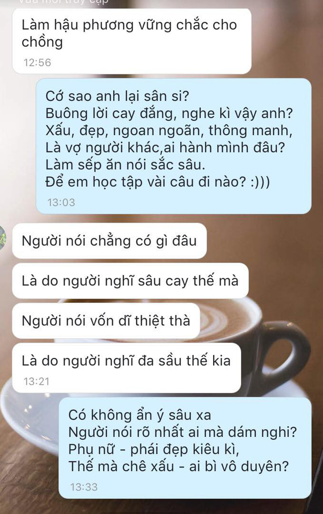 Bị bạn chồng chê xấu, cô vợ dùng thơ lục bát đáp trả khiến anh chàng vuốt mặt không kịp, chị em thì phục lăn-4