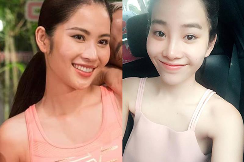 Nam Em - Nam Anh, cặp chị em sinh đôi có mặt mộc không phải dạng vừa của Vbiz-9