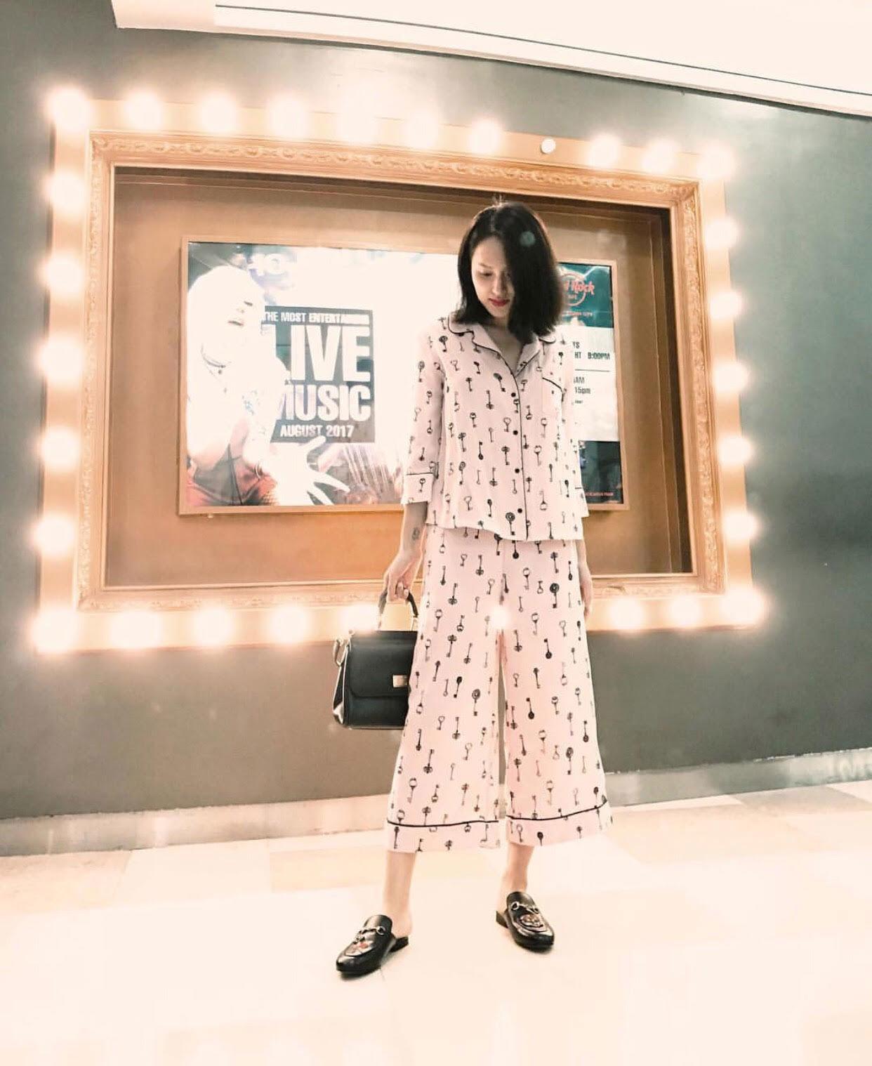 Hiếm ai diện cả đồ ngủ ra phố mà tự tin như Kỳ Duyên, Hoàng Thùy Linh-4