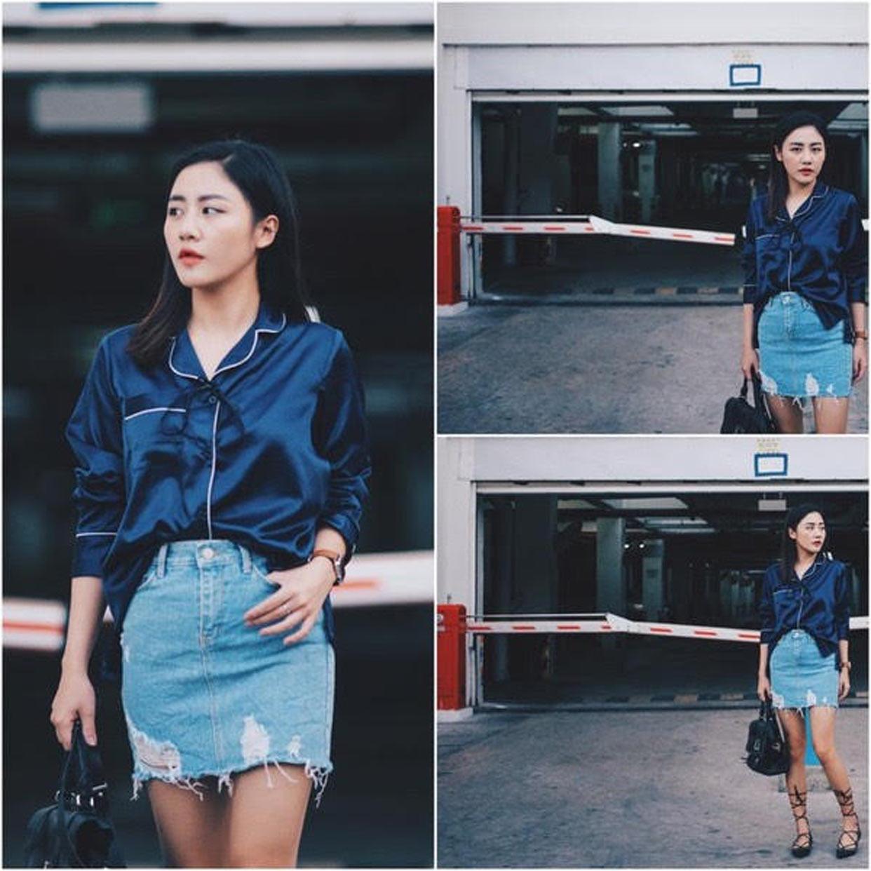 Hiếm ai diện cả đồ ngủ ra phố mà tự tin như Kỳ Duyên, Hoàng Thùy Linh-8