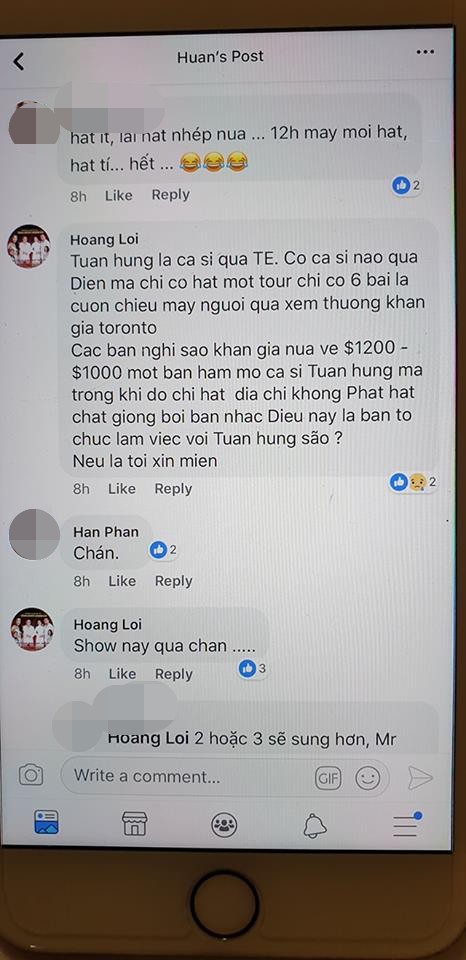 Tuấn Hưng bị bầu show hải ngoại tố là ca sĩ quá tệ, coi thường khán giả-1
