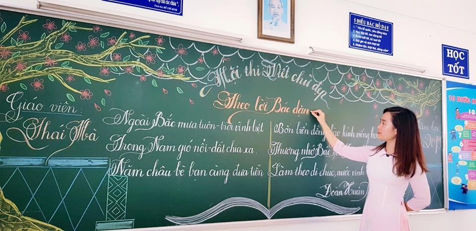 Những bài thi viết chữ đẹp của các cô giáo Vũng Tàu-1