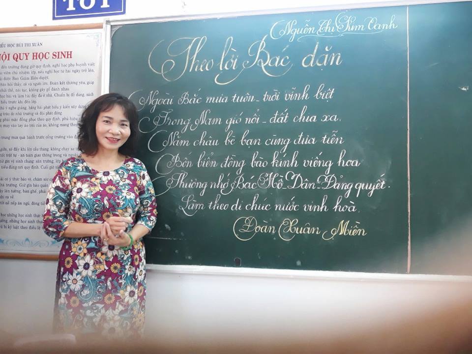 Những bài thi viết chữ đẹp của các cô giáo Vũng Tàu-3