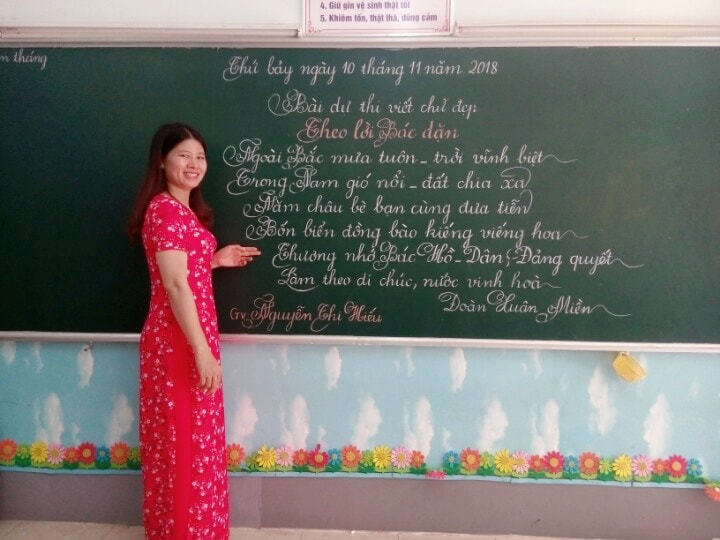 Những bài thi viết chữ đẹp của các cô giáo Vũng Tàu-6