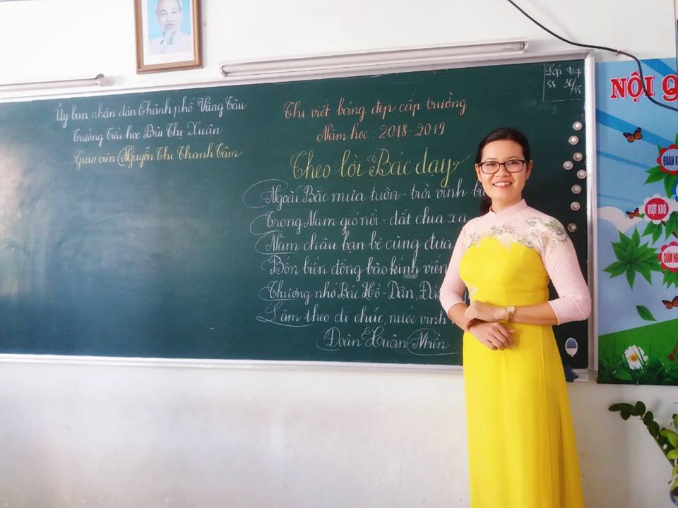 Những bài thi viết chữ đẹp của các cô giáo Vũng Tàu-7