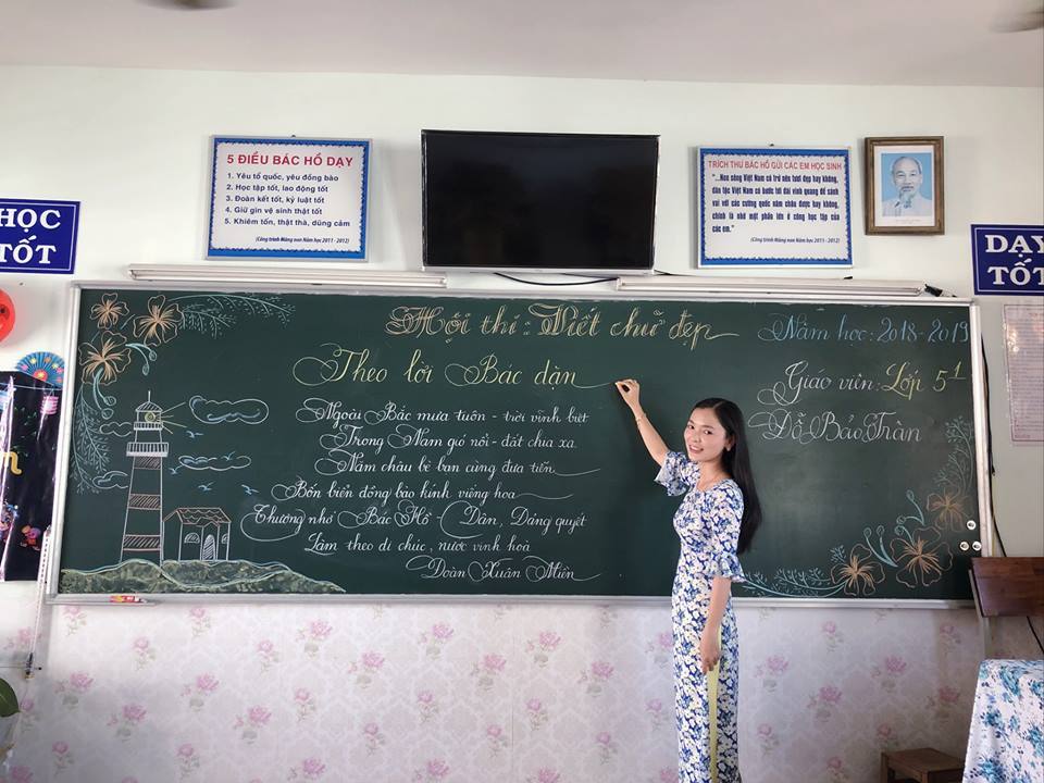 Những bài thi viết chữ đẹp của các cô giáo Vũng Tàu-8