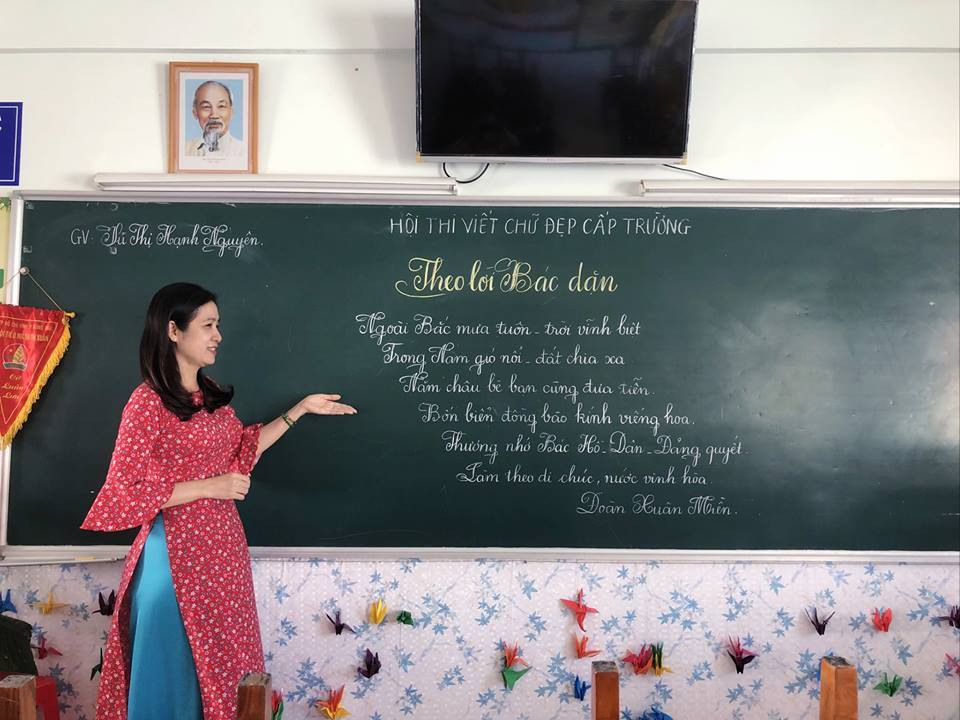 Những bài thi viết chữ đẹp của các cô giáo Vũng Tàu-9