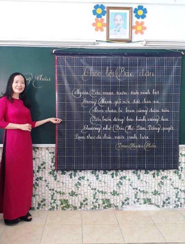 Những bài thi viết chữ đẹp của các cô giáo Vũng Tàu-16