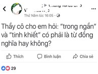 Bài tập tiếng Việt lớp 5 về từ đồng nghĩa khiến nhiều người tranh cãi