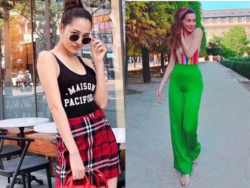 Hồ Ngọc Hà mặc váy cổ V sâu lộ dấu vết miếng dán ngực, nhưng đây mới là điểm khiến fan thắc mắc nhất-5