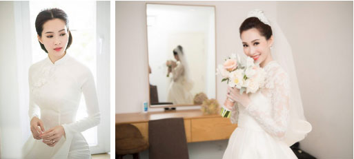 Đọ phong cách trang điểm của mỹ nhân Việt trong ngày cưới: Nhã Phương, Lan Khuê xuất sắc, Lệ Quyên bị dìm không thương tiếc-5