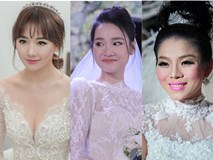 Đọ phong cách trang điểm của mỹ nhân Việt trong ngày cưới: Nhã Phương, Lan Khuê xuất sắc, Lệ Quyên bị dìm không thương tiếc Đọ phong cách trang điểm của mỹ nhân Việt trong ngày cưới: Nhã Phương, Lan Khuê xuất sắc, Lệ Quyên bị dìm không thương tiếc