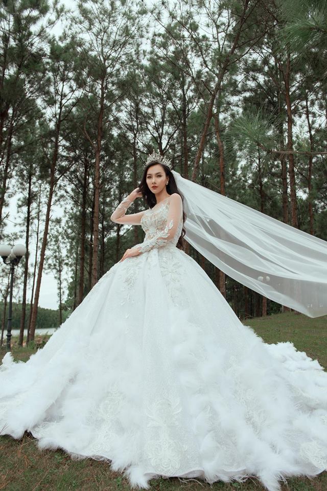 MC Minh Hà tung bộ ảnh diện váy cưới đẹp lộng lẫy ở Đà Lạt-4