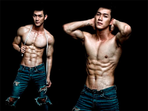 Cởi trần khoe body 6 múi cuồn cuộn giữa nắng nóng đổ lửa 40 độ, quán ăn lề đường Hà Nội gây xôn xao-5