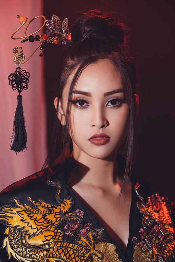 Ngắm tạo hình cổ trang ma mị Tiểu Vy mang tới Miss World 2018-3