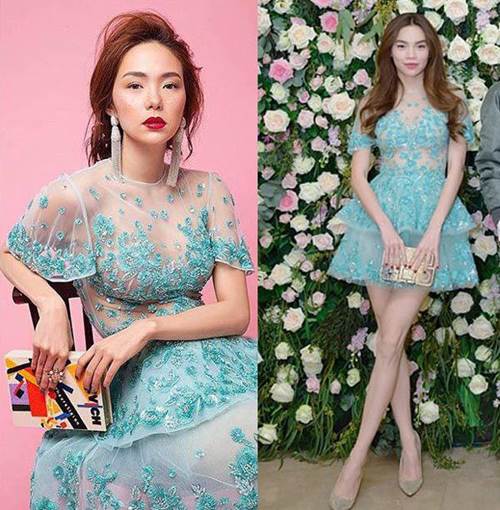 Ai ngờ Hà Hồ chân dài hơn nhưng lại bại trận trước đối thủ truyền kiếp Minh Hằng-2