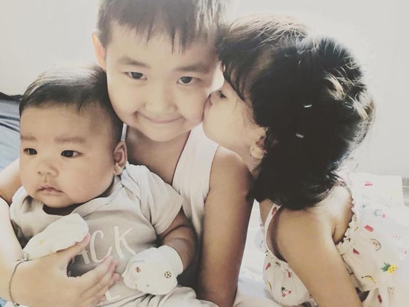 Chân dung cậu con trai 3 tháng tuổi sắp lên chức anh của Hải Băng - Thành Đạt-9