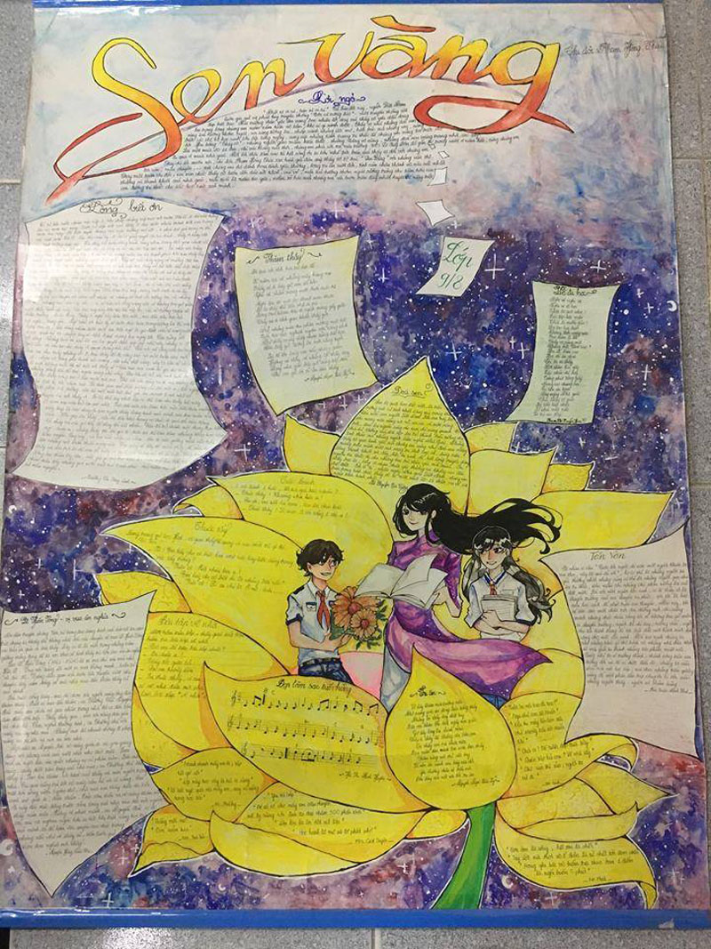 Những trang báo tường sáng tạo dịp 20/11: Đến cả Harry Potter và Diên Hi công lược cũng được đưa vào-4