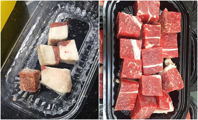 Ngỡ chỉ có thảm họa mua quần áo online, ai ngờ mua thịt bò qua mạng mà chị em cũng nhận trái đắng thế này-1