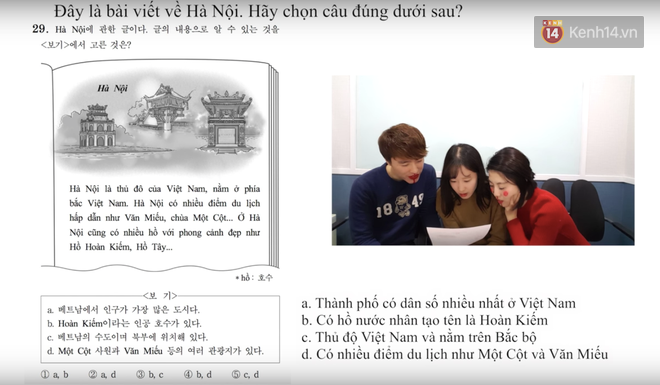 Thử sức với đề thi môn Tiếng Việt trong kỳ thi Đại học ở Hàn Quốc: Tưởng không khó mà khó không tưởng-10