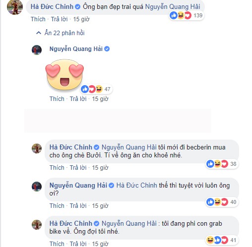 Đức Chinh, Quang Hải long lanh như soái ca, dàn tuyển thủ Việt Nam đua nhau bình luận hài hước-6