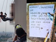 Thái Lan: Phát hiện thi thể người bị treo trên nóc tòa nhà 31 tầng và một tờ giấy ghi chú vô cùng bí ẩn