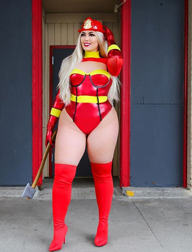 Nàng béo xinh đẹp không ngán kiểu mặc sexy nào, hạ gục mày râu từ cái nhìn đầu-15