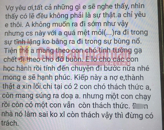 Vụ người phụ nữ bị bắn chết tại chợ: Hé lộ nguyên nhân và nội dung tin nhắn của hung thủ-3
