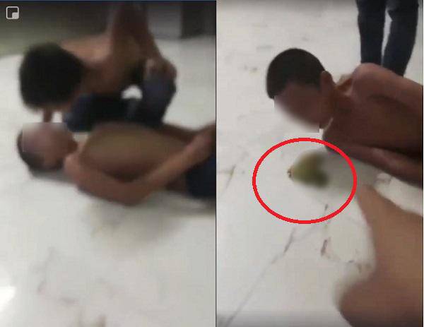 Người bố bắt con nhổ nước bọt vào miệng nhau: Chỉ là trò đùa, miễn can thiệp?-1