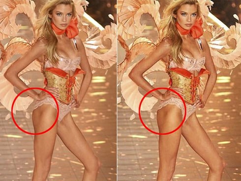 Người đẹp là thế nhưng hội chân dài Victoria's Secret vẫn bóp eo, bóp đùi trong ảnh đăng Instagram và vừa bị