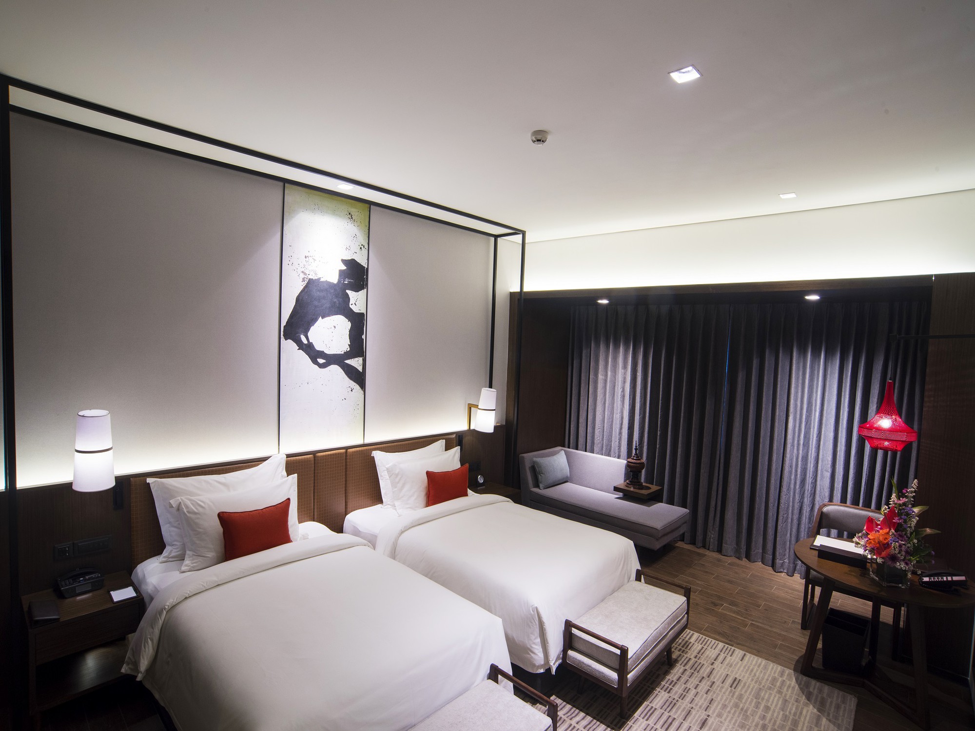 Thủ môn Bùi Tiến Dũng khoe được ở khách sạn 5 sao, bên dòng sông thơ mộng khi vừa tới Myanmar-2