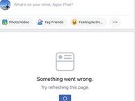 News Feed trên Facebook tê liệt, không hiện nội dung