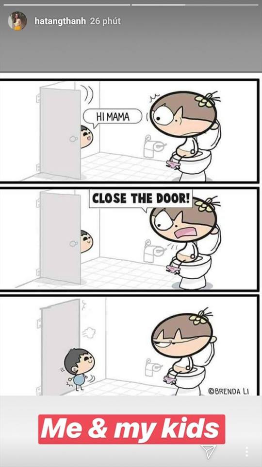 Tăng Thanh Hà hài hước khi bật mí” cuộc sống mẹ bỉm sữa bên 2 con thơ-1