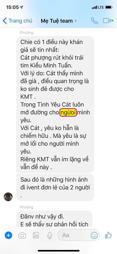 Cát Phượng khẳng định tin nhắn An Nguy tung ra là giả mạo, dân mạng lại soi ra điểm trùng hợp đáng nghi?-5