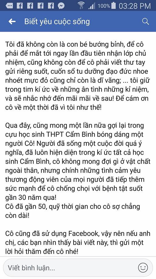 Chân dung cô giáo bộ môn Giáo dục công dân được học sinh lập hẳn fanpage-4