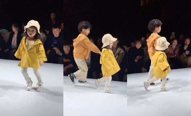 Cứu vãn màn biểu diễn thời trang đang hỗn loạn ở trường mầm non, cậu bé bỗng nổi tiếng như cồn-2