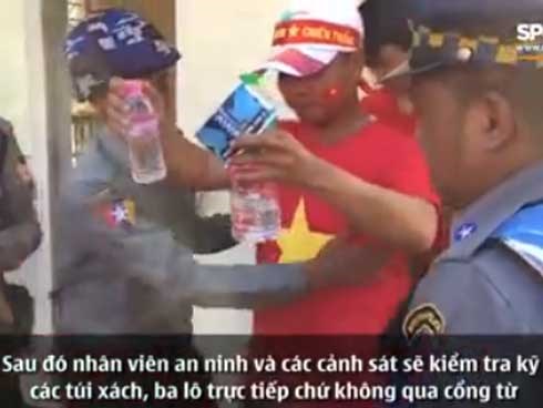Các bước kiểm tra an ninh trước khi vào SVĐ Thuwunna