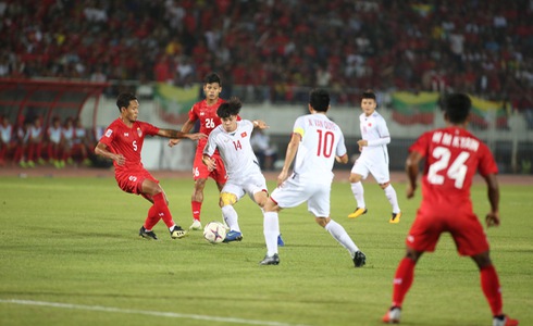 Myanmar - Việt Nam: Trận đấu khép lại với tỉ số 0-0-7