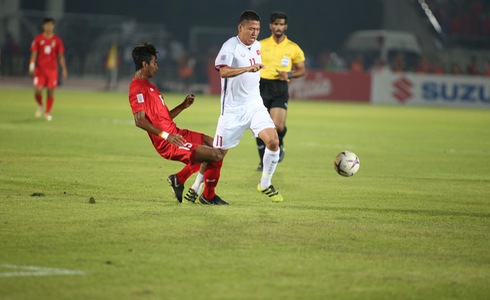 Myanmar - Việt Nam: Trận đấu khép lại với tỉ số 0-0-8