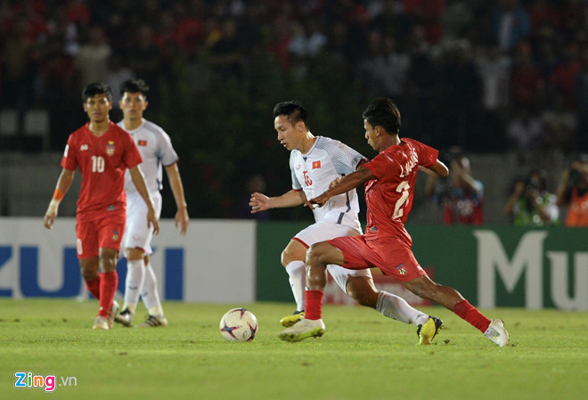 Myanmar - Việt Nam: Trận đấu khép lại với tỉ số 0-0-2