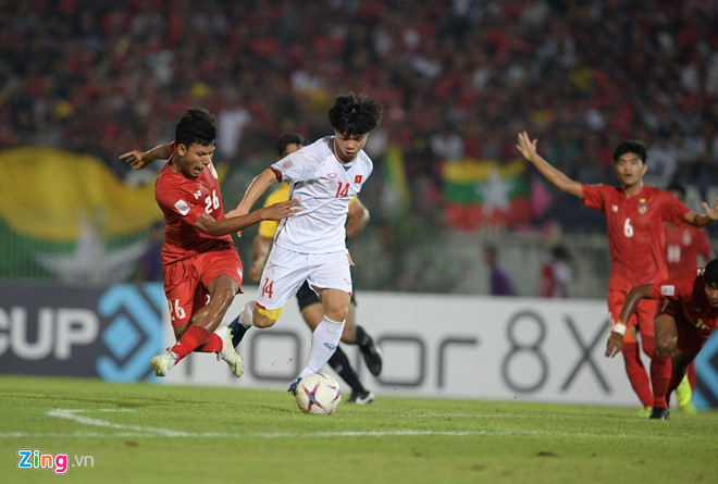 Myanmar - Việt Nam: Trận đấu khép lại với tỉ số 0-0-4