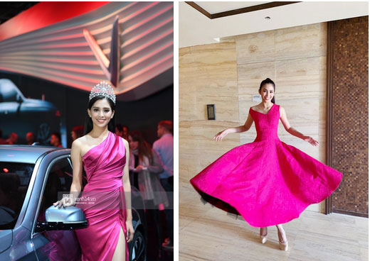 Không phải ai cũng có quyền năng” như HH Tiểu Vy: Diện đẹp mọi gam màu dù lòe loẹt hay sến sẩm đến cỡ nào-2