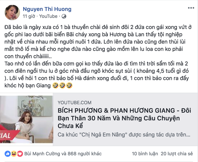 Mẹ Bích Phương lại gây sốt khi tiết lộ sự thật phũ phàng: Nhặt con gái ở gốc phi lao đem về nuôi, ngày bé vừa đen, vừa xấu-2