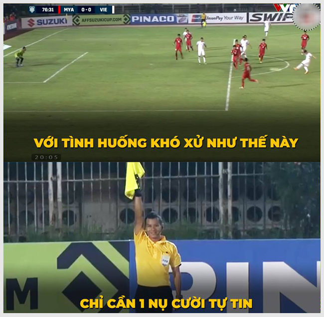 Dân mạng nổi điên khi trọng tài giúp Myanmar hòa Việt Nam-1