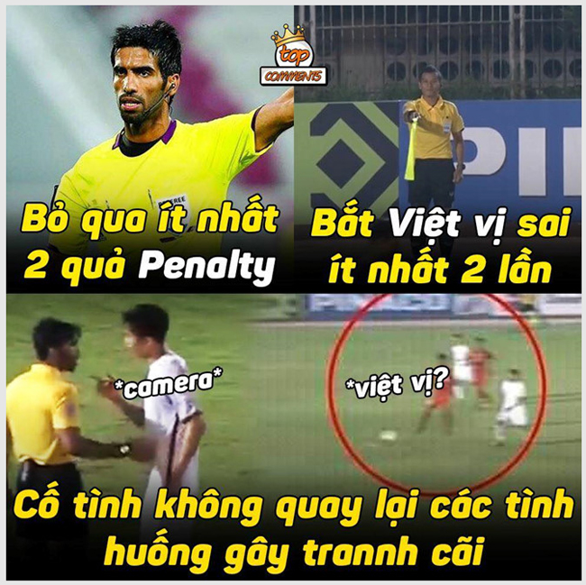 Dân mạng nổi điên khi trọng tài giúp Myanmar hòa Việt Nam-9