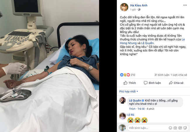Giữa ồn ào nghi vấn ly hôn vì chồng ngoại tình, Diva Hồng Nhung bất ngờ nhập viện-1