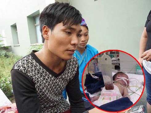 Người chồng đỡ đẻ cho vợ tại nhà: “Ruột con vẫn lòi ngoài bụng, vợ tôi không dám về nhà”