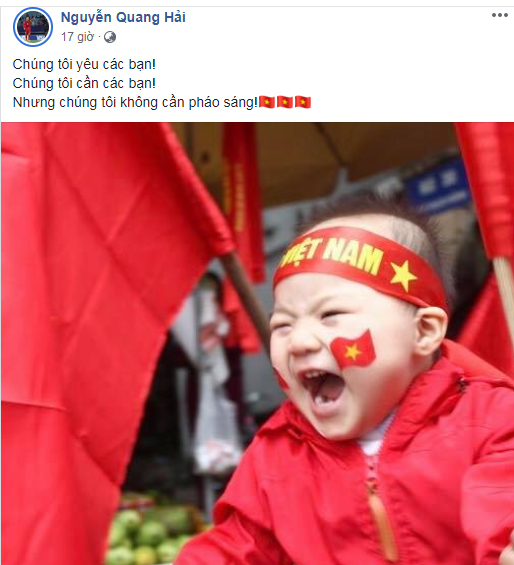 Quang Hải, Bùi Tiến Dũng: Chúng tôi không cần pháo sáng-1