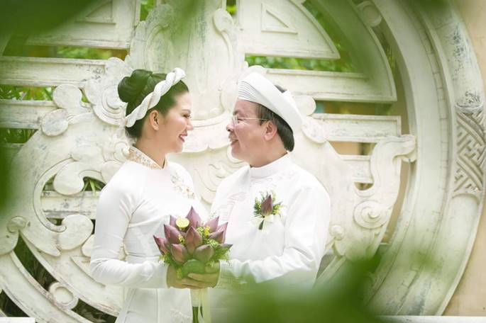 Những hình ảnh tuyệt đẹp trong lễ Hằng Thuận của ca sĩ Đinh Hiền Anh và chồng Thứ trưởng-4