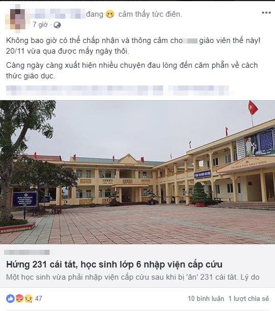 Dân mạng phẫn nộ, truy tìm ra Facebook cô giáo bắt học sinh tát bạn 231 cái-4